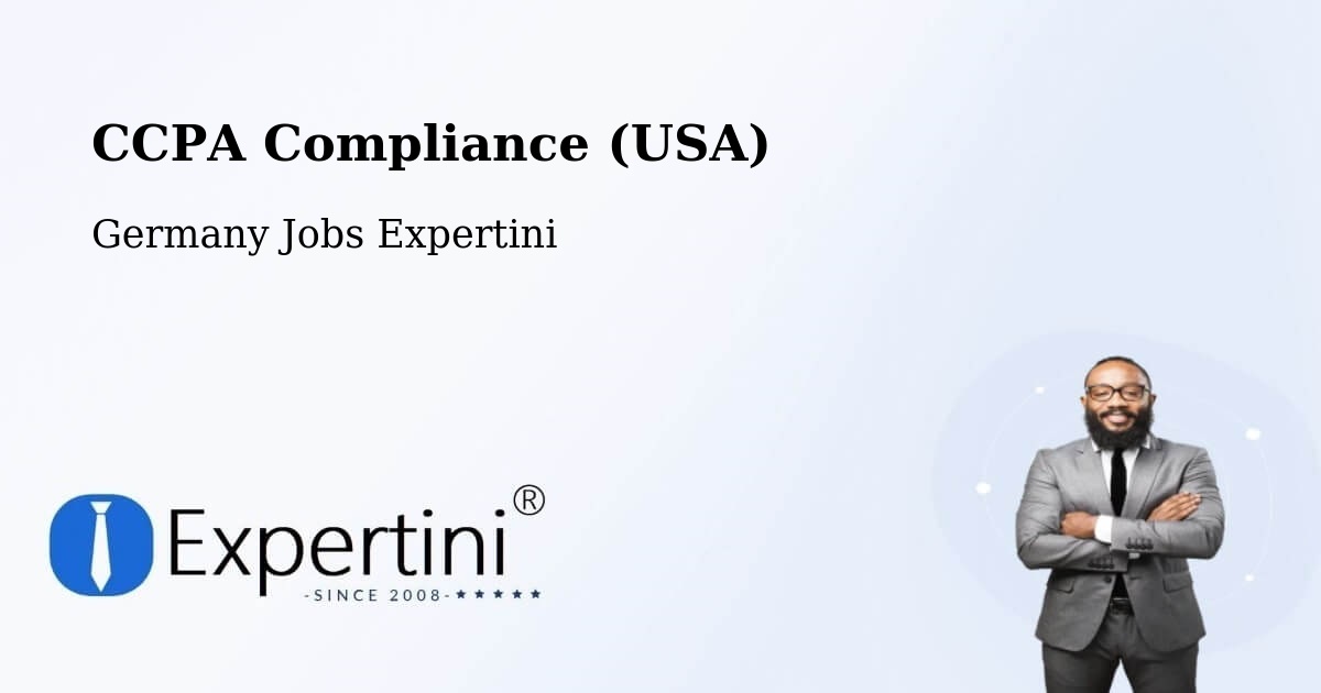 CCPA Privacy Rights & Compliance Notice – Regen - Germany Jobs Expertini