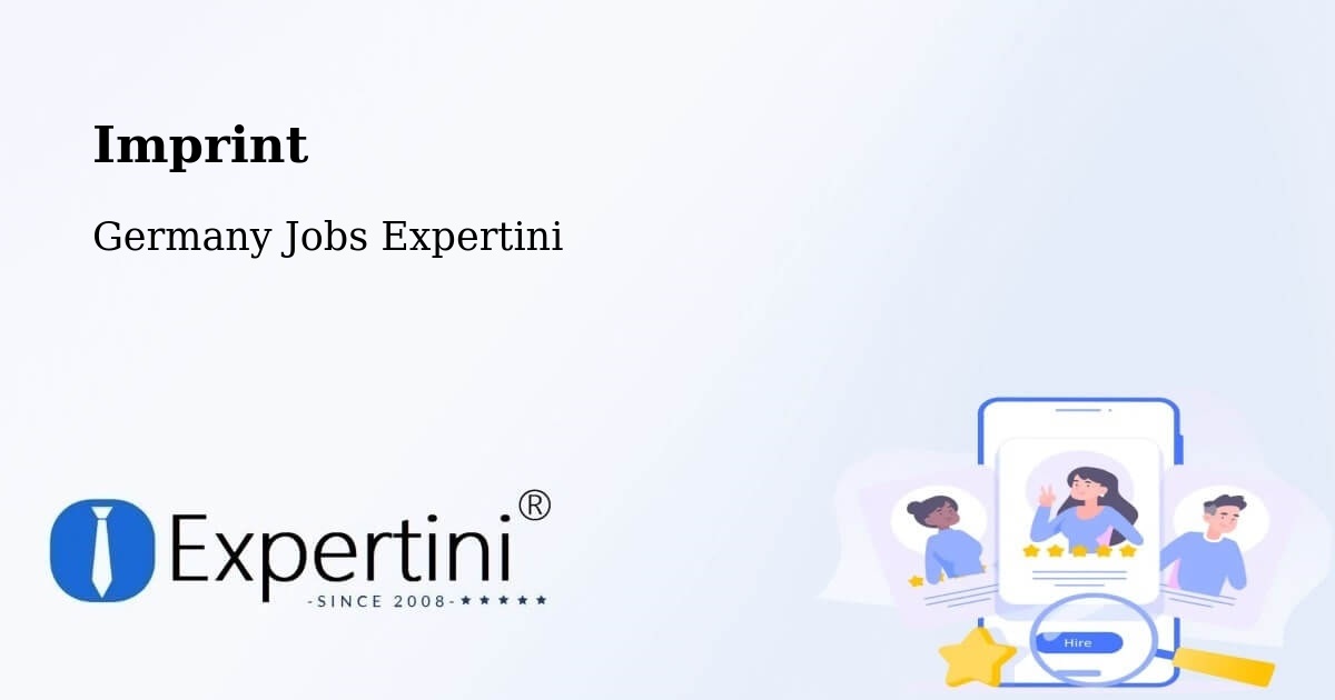 Imprint – Regen - Germany Jobs Expertini