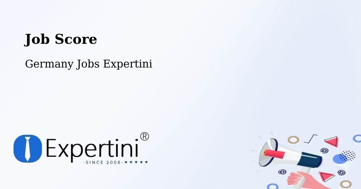 Job Score & Job Description Score Tool – Regen - Germany Jobs Expertini